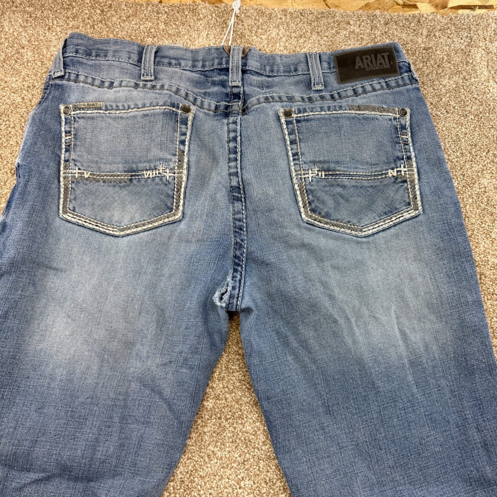 Ariat M2 Relaxed Boot Cut Jeans Mens 38x30 Medium Wash Denim Y2K Western Cowboy